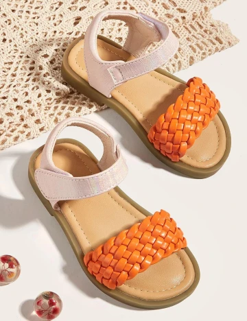 Sandale Shein Kids, portocaliu