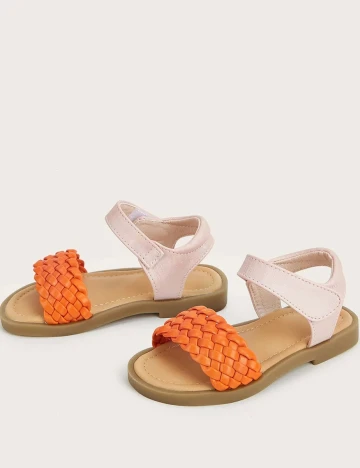 Sandale Shein Kids, portocaliu