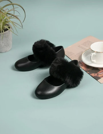 Pantofi Shein Kids, negru