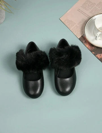 Pantofi Shein Kids, negru