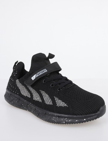 Adidasi Shein Kids, negru, 38