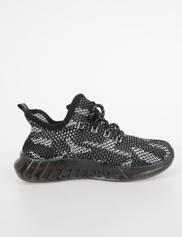 Adidasi Shein Kids, negru