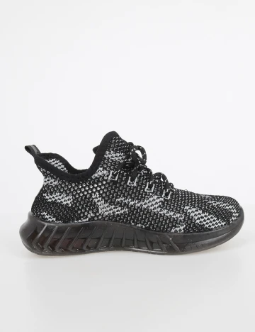 Adidasi Shein Kids, negru