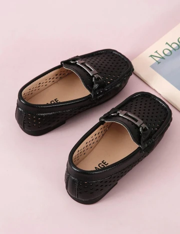 Mocasini SHEIN kids, negru