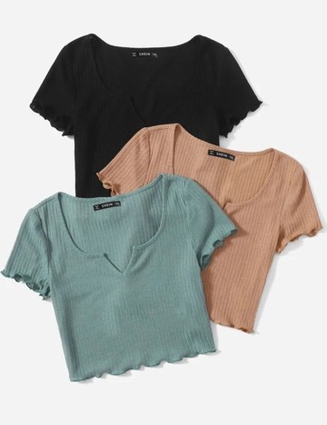 Set topuri SHEIN CURVE, mix culori