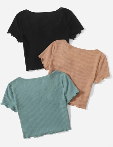 Set topuri SHEIN CURVE, mix culori