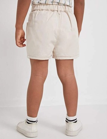 Pantaloni scurti Shein Kids, crem