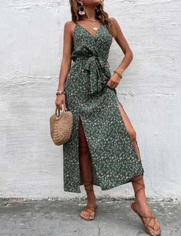 Rochie lunga SHEIN, verde