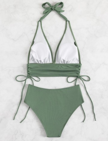 Costum de baie SHEIN, verde