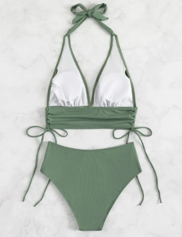 Costum de baie SHEIN, verde