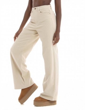 Pantaloni Only, crem