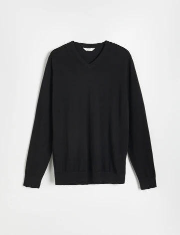 Bluza Reserved, negru Negru