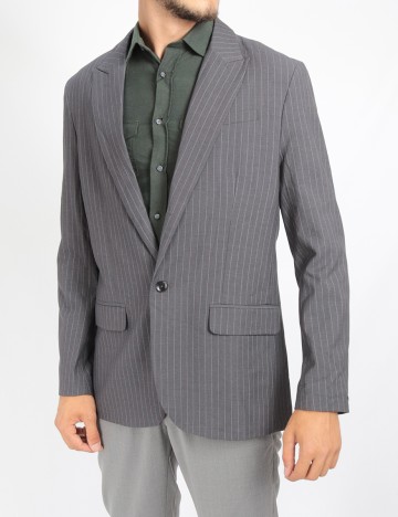 
						Sacou Reserved, gri, M
