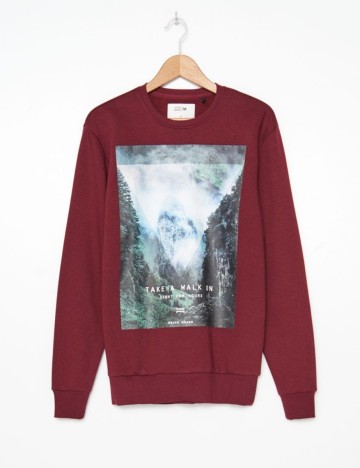 Bluza House Brand, visiniu