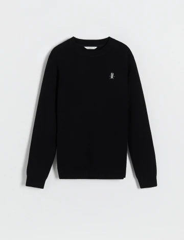 Pulover Reserved, negru Negru