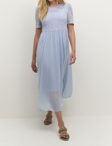 Rochie lunga Kaffe, bleu