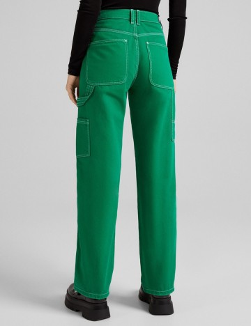 Blugi Bershka, verde