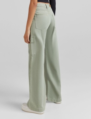 Blugi Bershka, verde