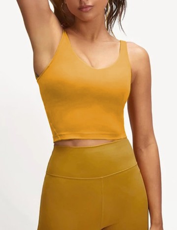 Bustiera SHEIN, mustar, L