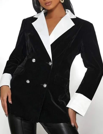 Sacou SHEIN, negru