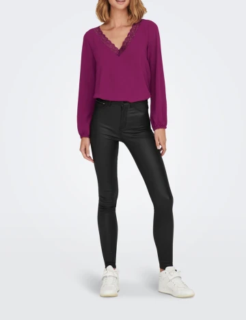 Bluza Jacqueline de Yong, pruna