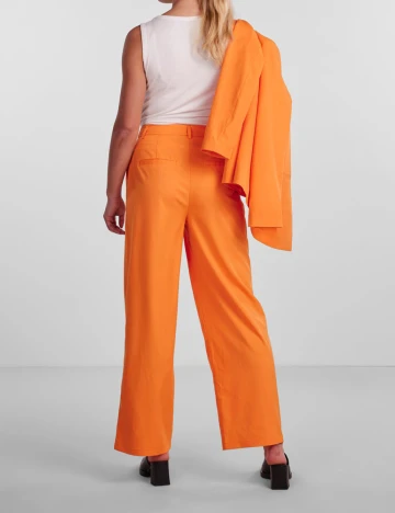 Pantaloni Pieces, portocaliu Portocaliu
