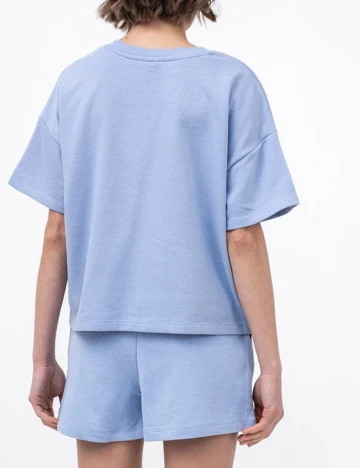 Tricou Pieces, albastru
