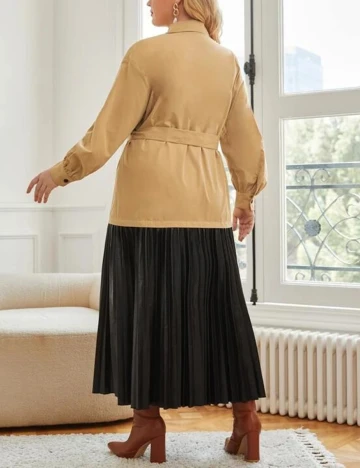 Trench SHEIN CURVE, bej