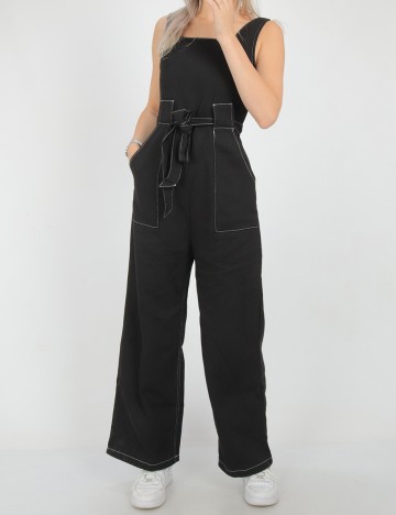 Salopeta SHEIN, negru, XS