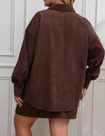 Compleu SHEIN CURVE, maro