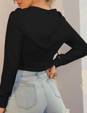 Hanorac SHEIN, negru Negru