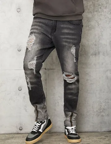 Blugi SHEIN, gri, 33 Gri