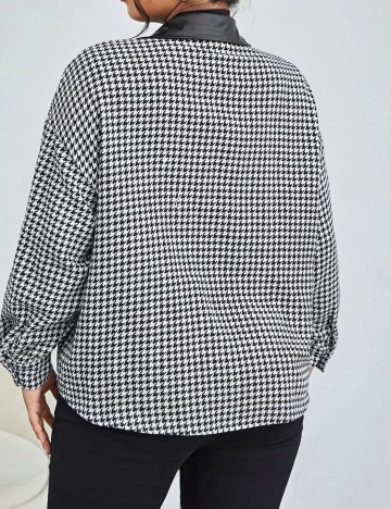 Jacheta SHEIN CURVE, alb/negru
