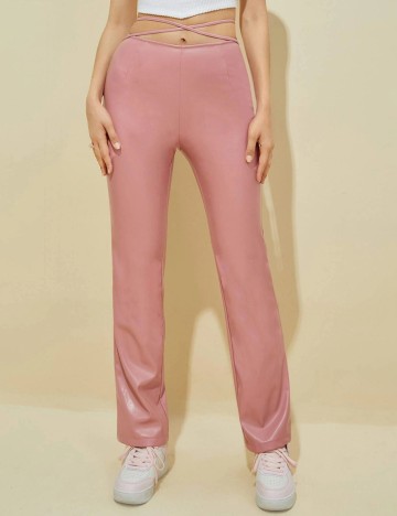 Pantaloni SHEIN, roz, M