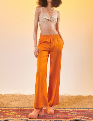 Pantaloni Reserved, portocaliu, 36
