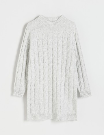 Rochie scurta Reserved, gri