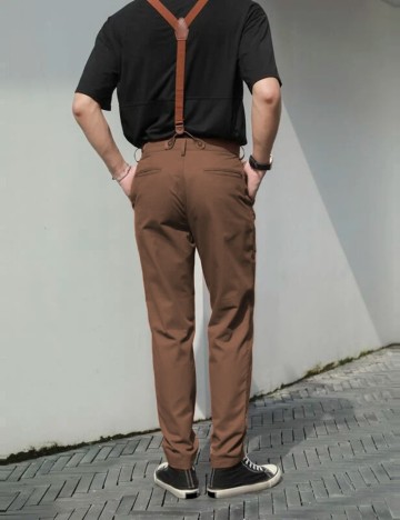 Pantaloni SHEIN, maro