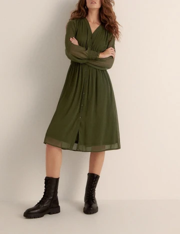 Rochie medie Reserved, verde