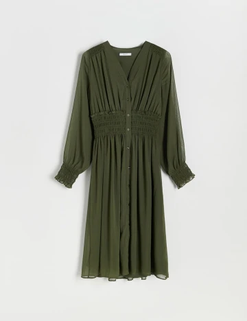 Rochie medie Reserved, verde