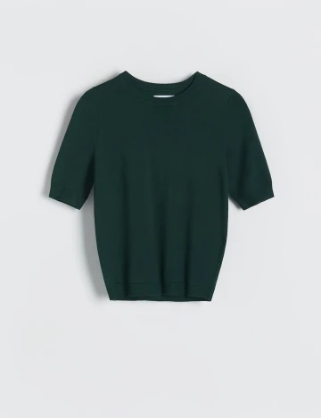 Bluza Reserved, verde inchis