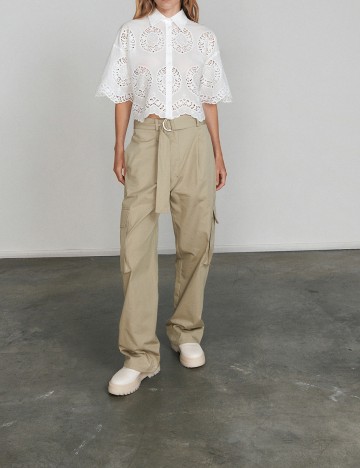 
						Pantaloni Reserved, bej, S