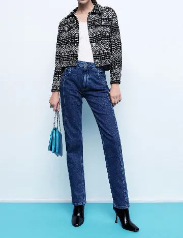 Blugi Reserved, bleumarin Albastru