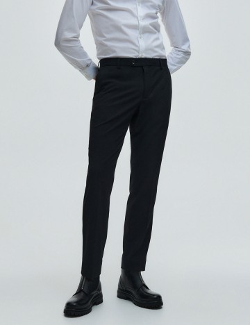 Pantaloni Reserved, negru