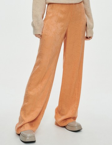 Pantaloni Reserved, portocaliu, L