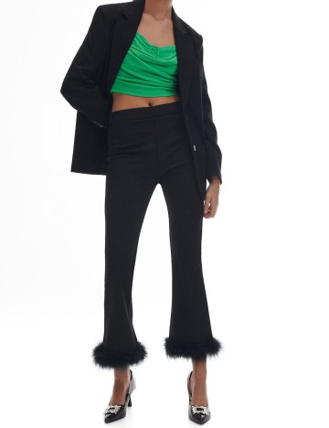 Pantaloni Reserved, negru, L