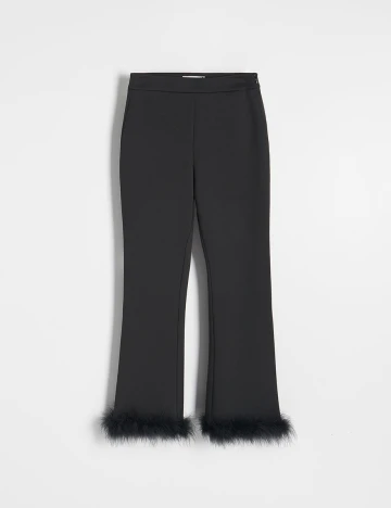 Pantaloni Reserved, negru