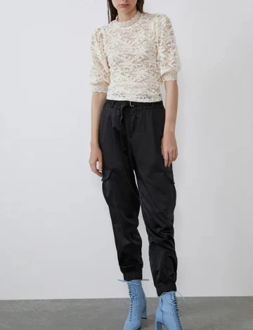 Bluza Zara, crem Crem