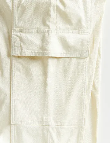Pantaloni Reserved, crem
