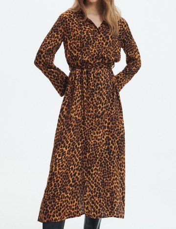 Rochie medie Reserved, animal print