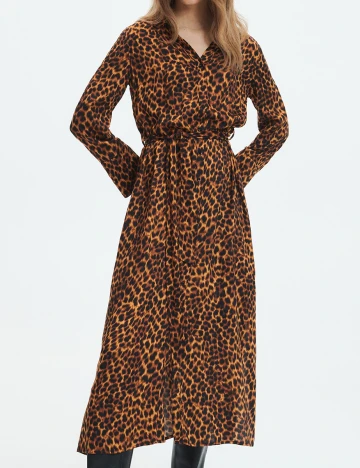 Rochie medie Reserved, animal print Animal print